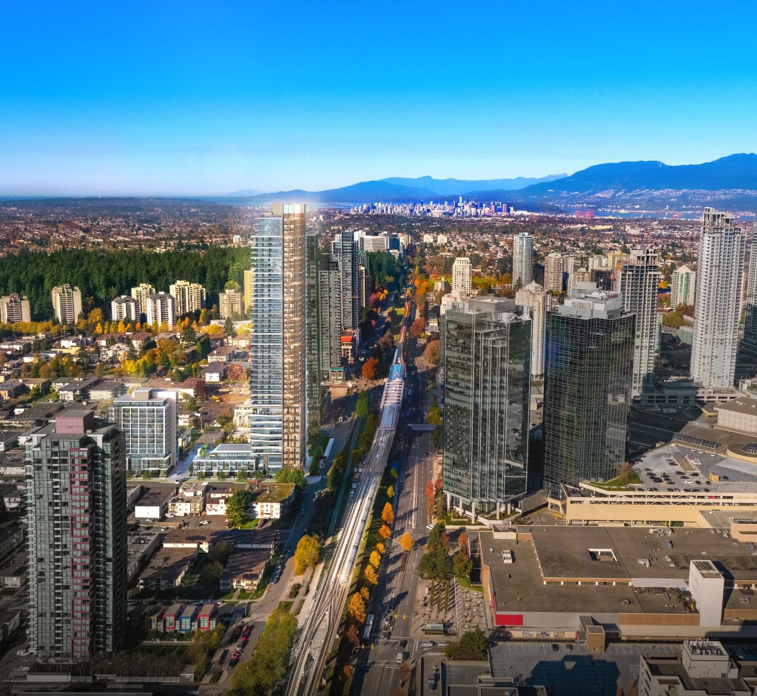 Highline and the Metrotown skyline
